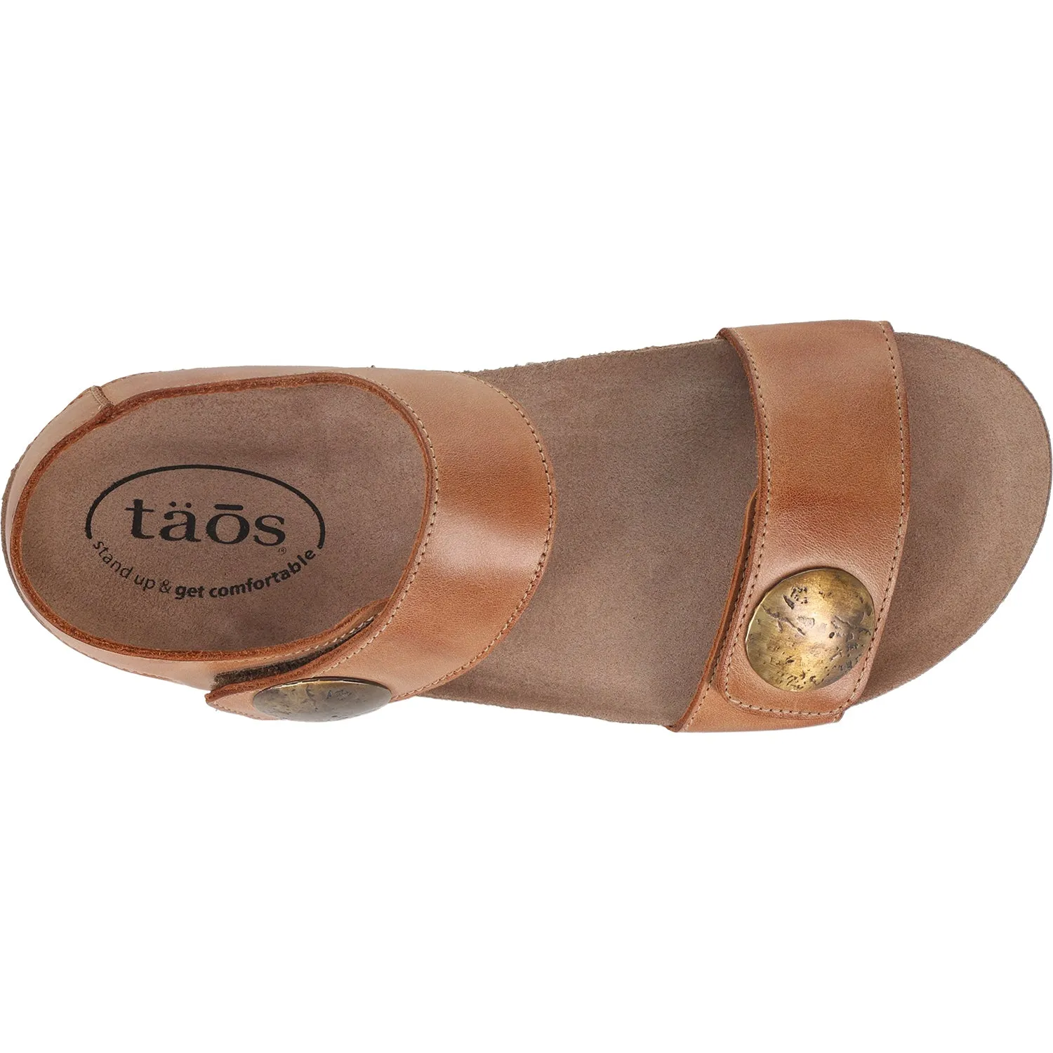 Women's Taos Luckie Caramel Leather