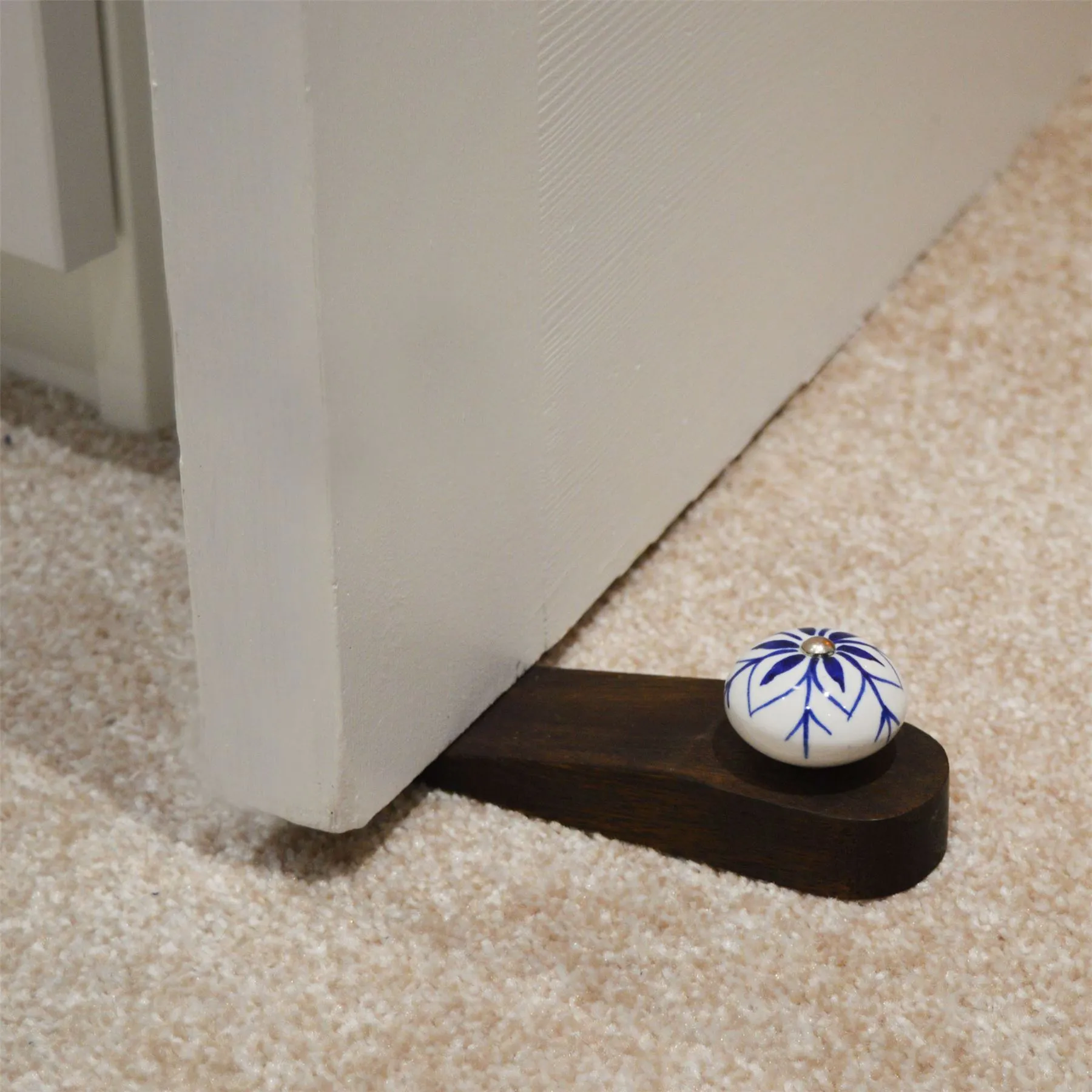 Wooden Door Stop - By Nicola Spring